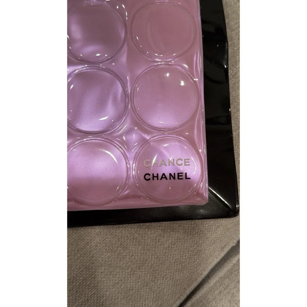 CHANEL Chance Pink Bubble Tote Bag Shopping Gift Bag PVC Handbag - Picture 3 of 5